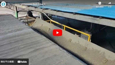 Filtro horizontal de la correa de vacío de DU 1